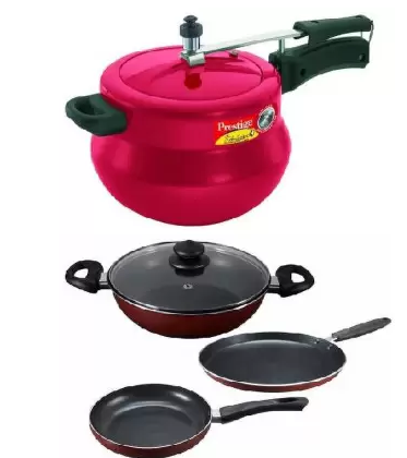 Prestige Induction Bottom Cookware Set (Aluminium, 1 - Piece)