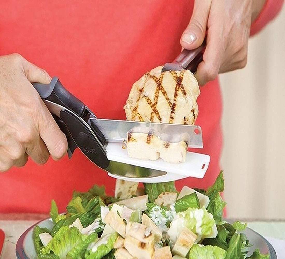 Clever Cutter Food Cutter with Cutting Board Built-in-Use for Picnic, Camping and Kitchen - Image 3