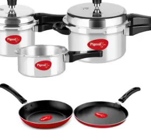 Pigeon Cookware Set (Aluminium, 1 - Piece)