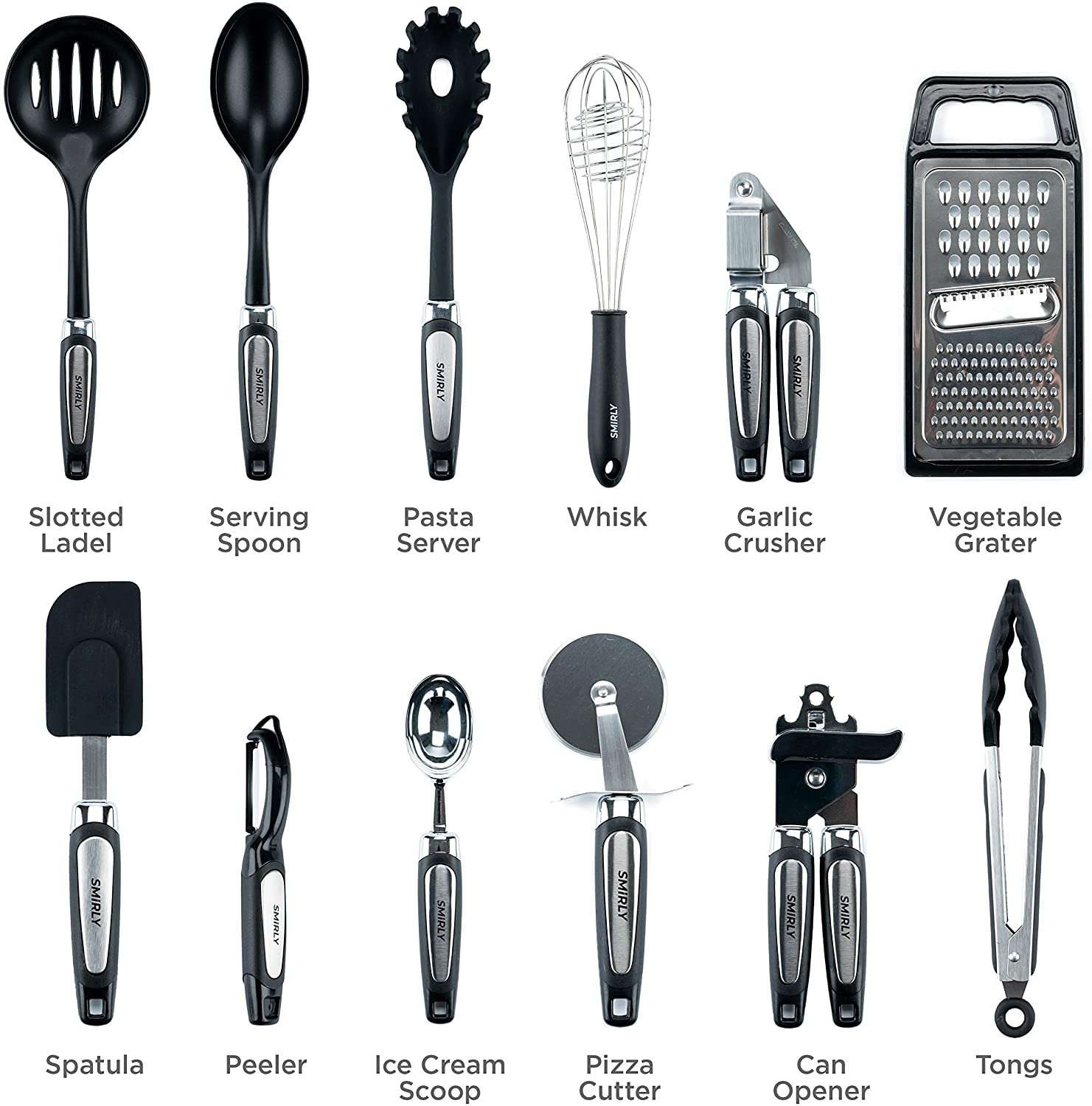 Kitchen Utensils Set with Holder: Silicone Cooking Utensils Set for Nonstick Cookware, KitcCooking Set Kitchen Set for Home Kitchen Accessories Set - Image 7