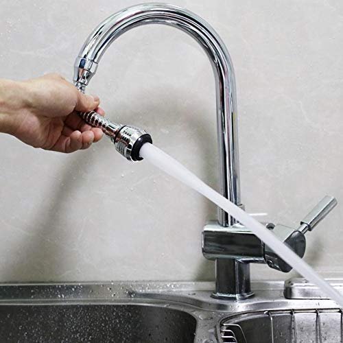 Egab Flexible Faucet Sprayer (6 inch, Silver) - Image 3