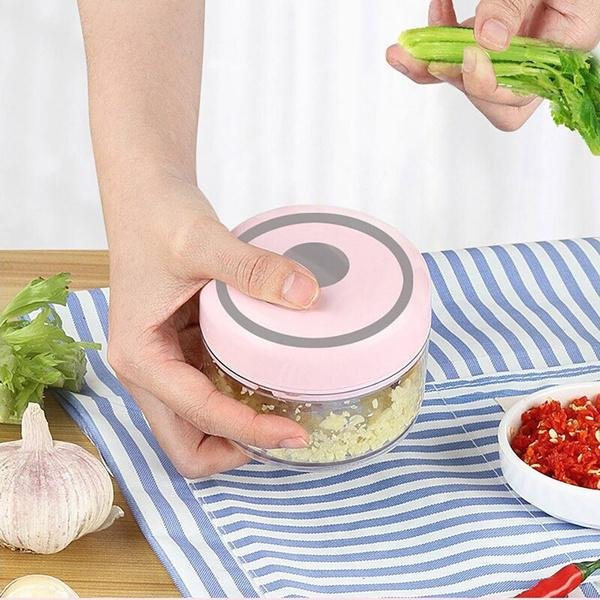 Electric Mini Garlic Chopper Meat Grinder Crusher for Nuts Fruits Vegetable Food - Image 3