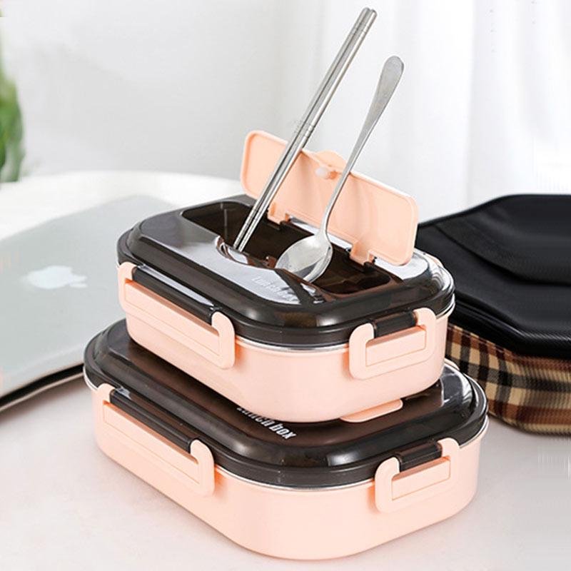 Kids Students Lunch Box 304 Stainless Steel Bento Box Lunch Boxes Food Container - Image 5