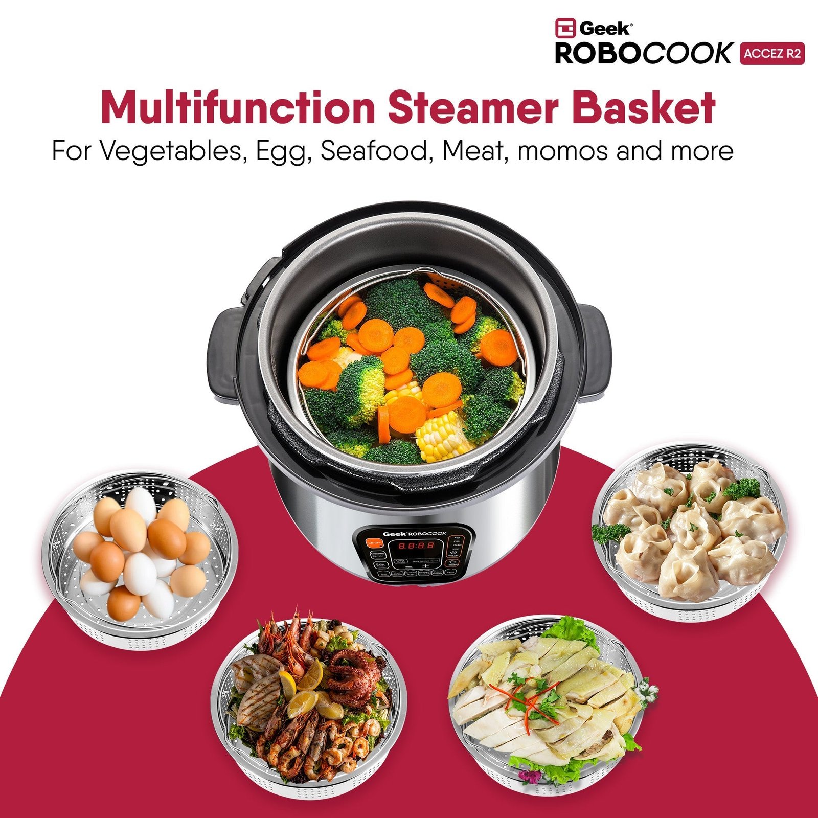 Robocook Accez R2 Electric Pressure Cooker Accessories Kit - Image 5
