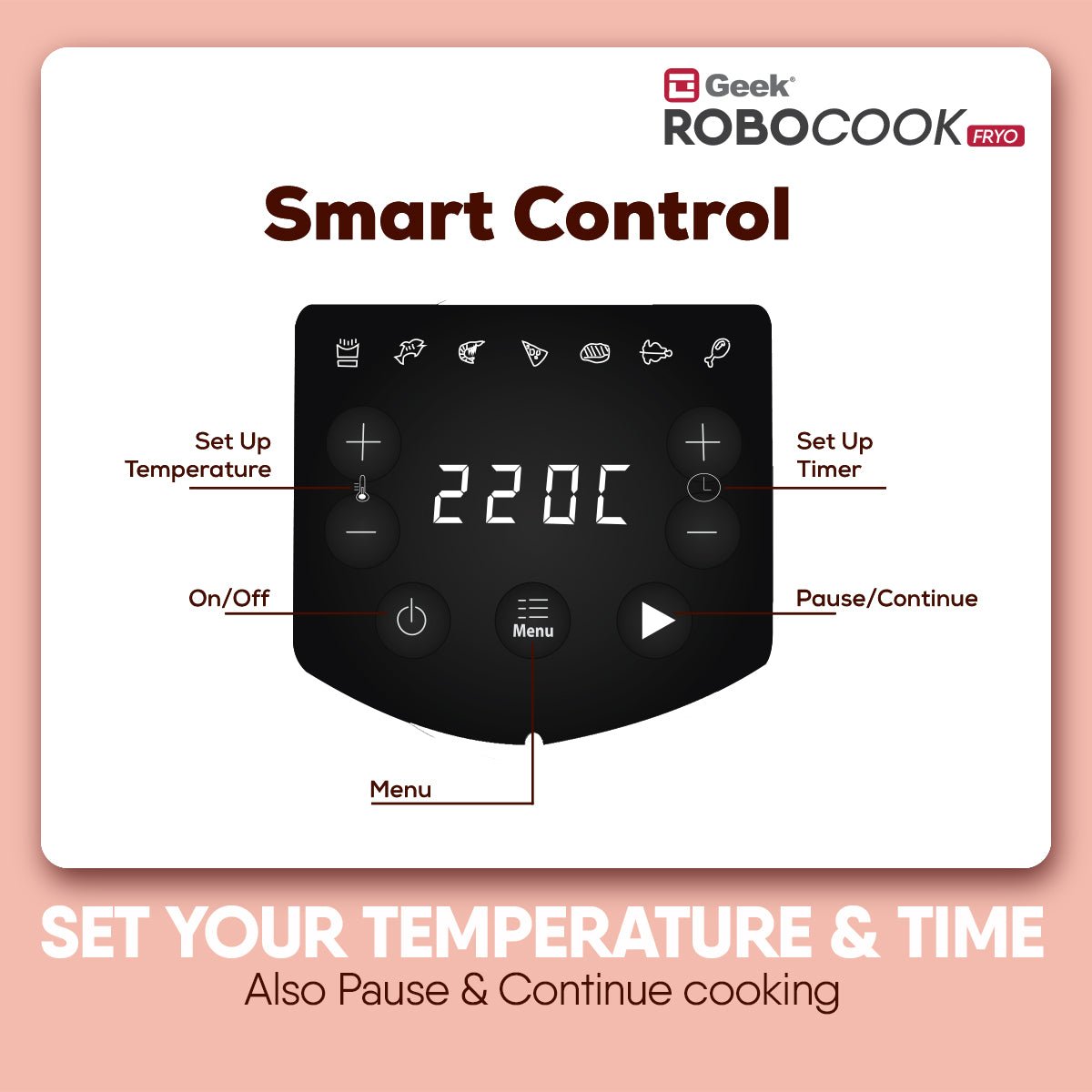 Robocook Fryo - Smart Air Fryer - Image 5