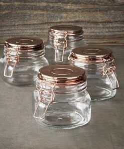 Weck glass jars set of 4